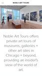 Mobile Screenshot of noblearttours.com